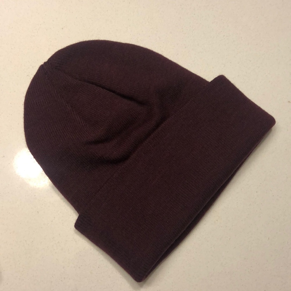 Burgundy Slouchy Hat